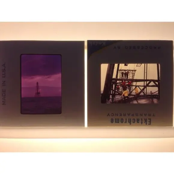 Lot 2 Vintage 1970 SEALAND Suffolk England Ektachrome Photograph Color Slides