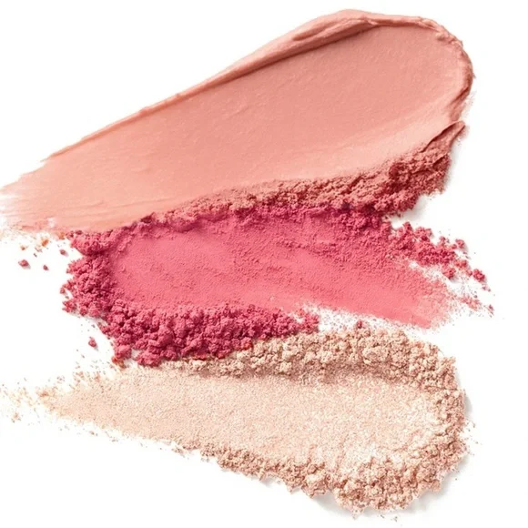 Alamar Cosmetics VIVA LAS CHEEKAS Cheek Palette - FAIR/LIGHT 3 Colors BNIB