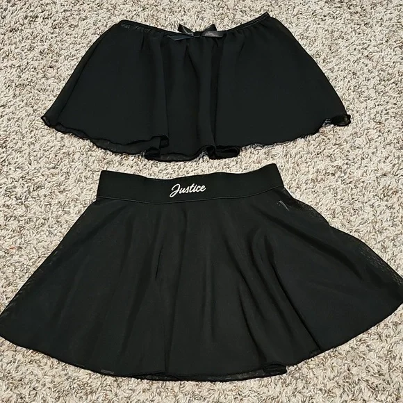Bundle Of Girls Justice And Cat & Jack Ballet Skirts Size XS