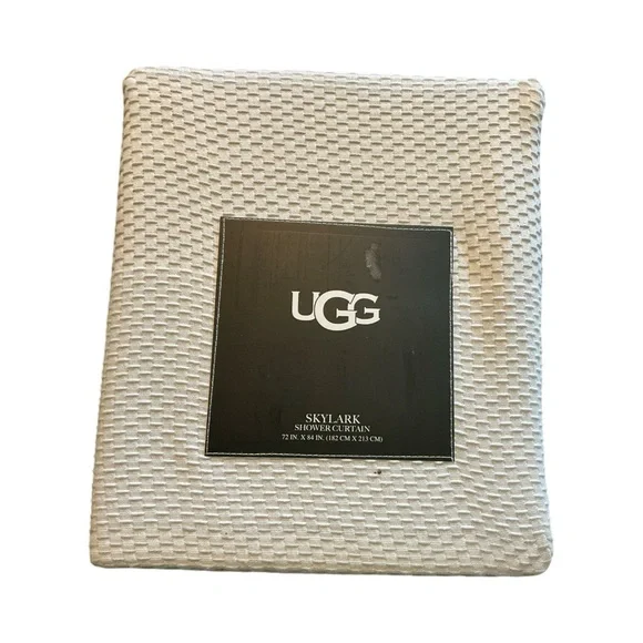 UGG SKYLARK SHOWER CURTAIN NWT