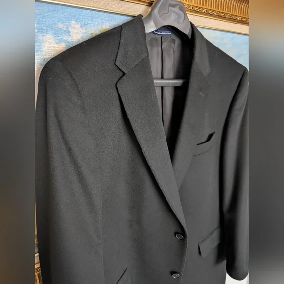 Taylor Richards Conger 100% Cashmere Black Blazer