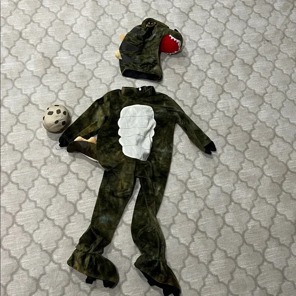 Kids Dinosaur Costume with Hood spooktacular creations with egg 3T