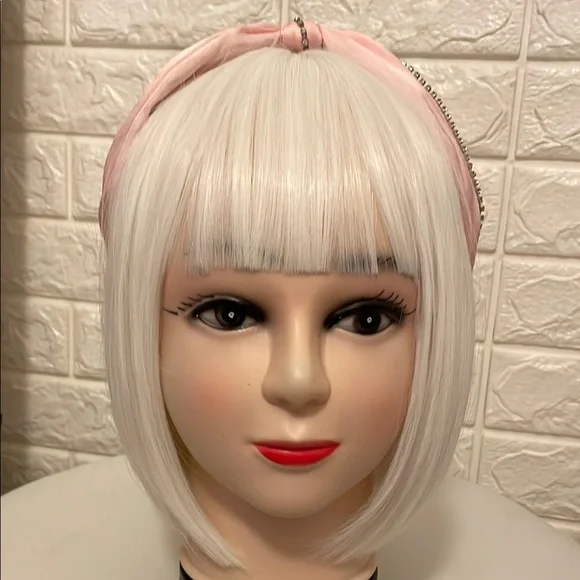 Pink rhinestone headband