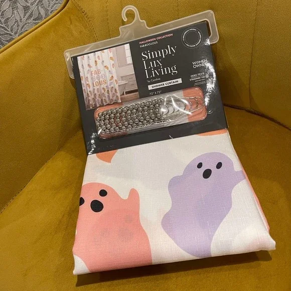 Simply Lux Living Ghost Shower Curtain