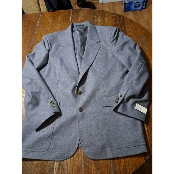 New 41R Maxwell Park Grey Notch Lapel Suit Sports Coat Jacket Blazer NWT