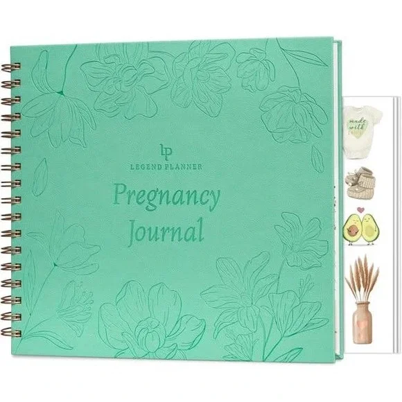 Legend Planner Pregnancy Journal Keepsake,‎ Baby Memory Book, Scrapbook