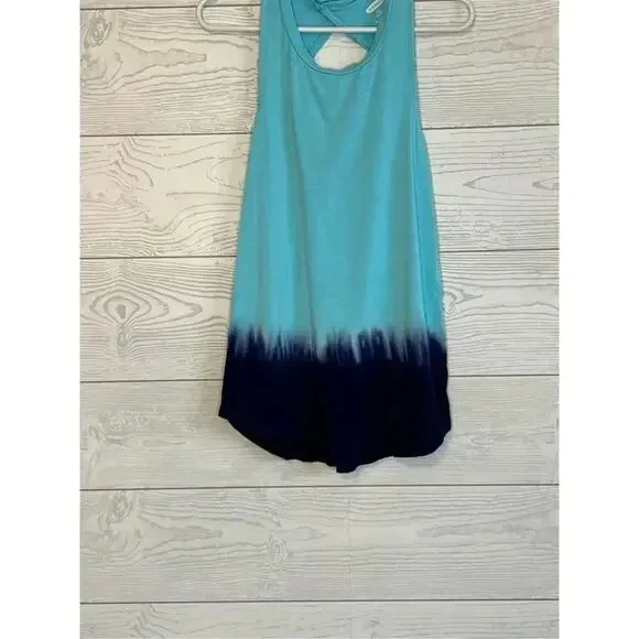 Old Navy Luxe teal/navy ombre tank dress  SizeXS(5)