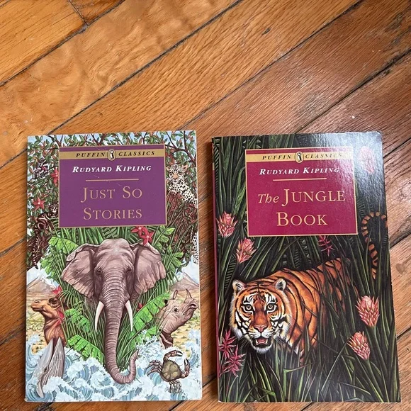 Rudyard Kipling Book Set - Just So Stories & The Jungle Book
