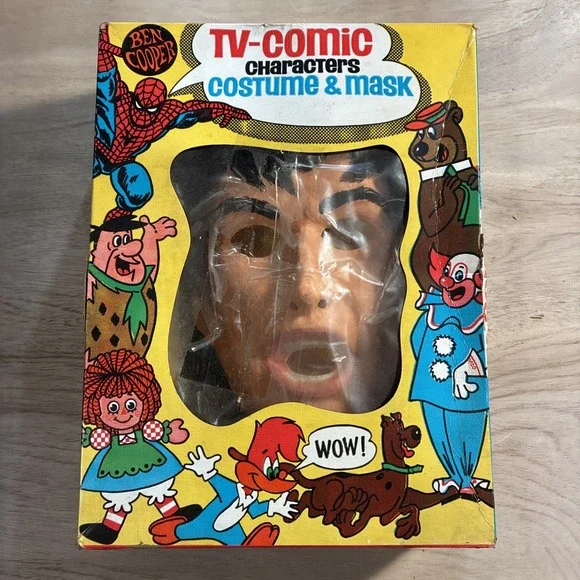 Vintage 1975 Ben Cooper TV Comic Tarzan Costume And Mask Child L (12-14) Used