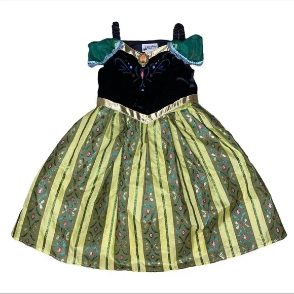 Authentic Disney Parks Frozen Princess Anna Coronation Day Gown Costume