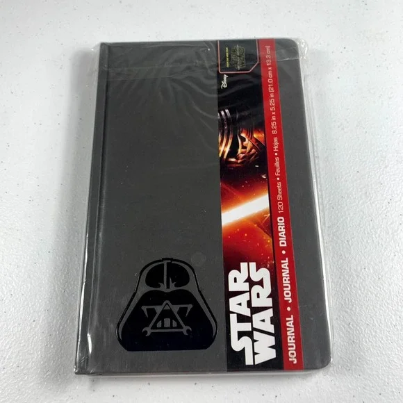 Disney Star Wars Darth Vader Journal Notebook 120 Sheets 8.25x5.25