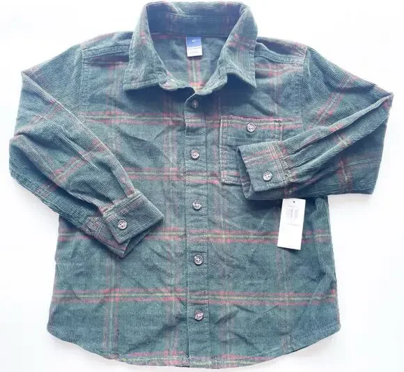 NWT Toddler Boy's Old Navy Plaid Button Down Size 4T