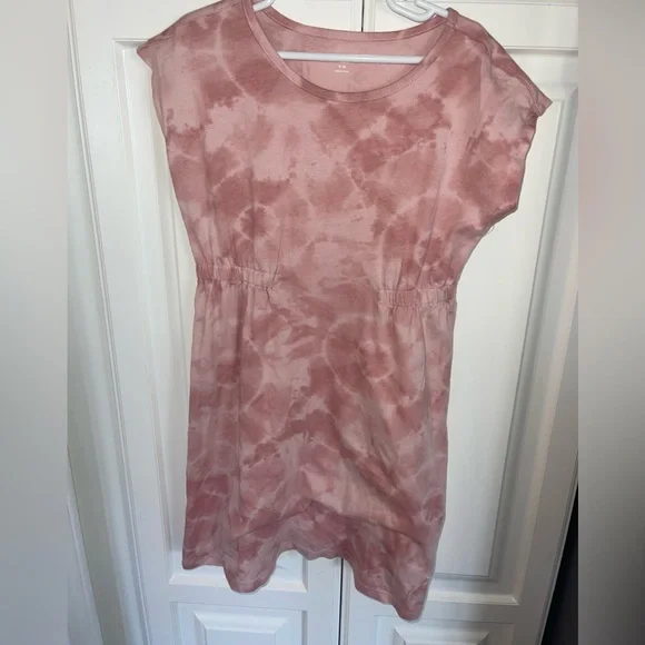 Old Navy Girls Tie Dye‎ Pink Dress Sz M 8