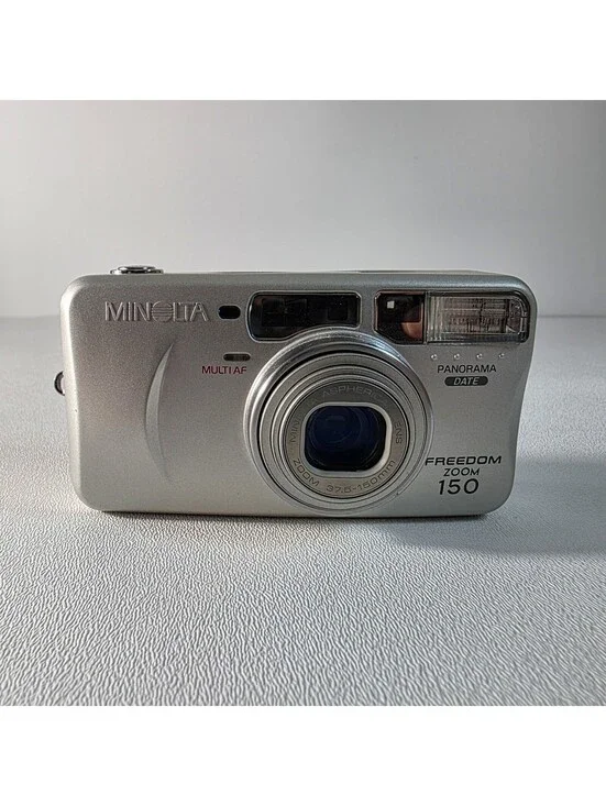 Minolta Freedom Zoom 150 35mm AF Point & Shoot Film Camera Panorama For Repair