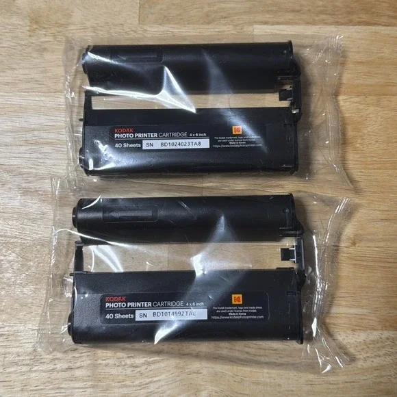 Kodak Photo Printer Cartridge 4x6 Inch 80 Sheets (2 x 40 Sheets)