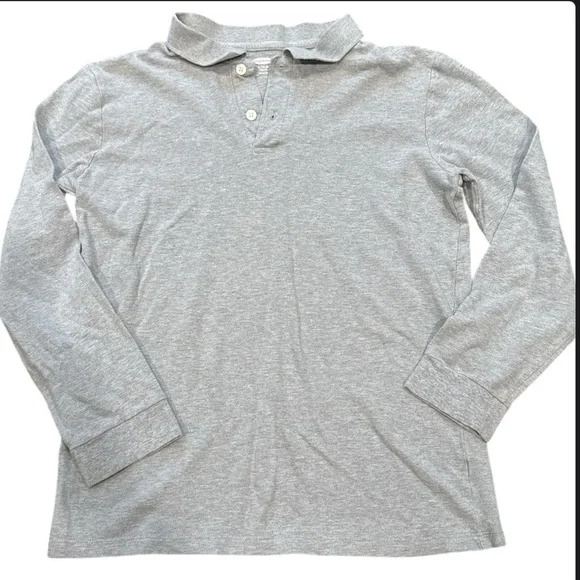 Old Navy Heather Gray Polo Shirt Size XL 14/16 Boys