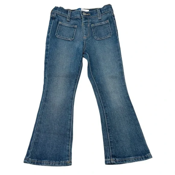Old Navy Kids Denim Blue Flared Jeans | Girls 5T