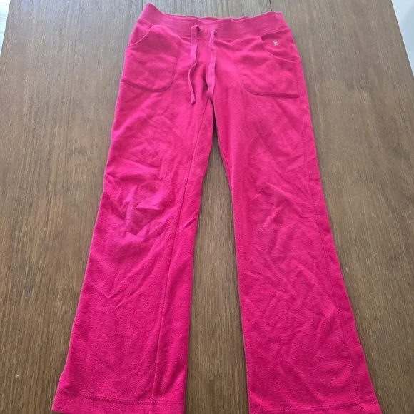 Old Navy Girls Fleece Pants Hot Pink Size Large 10-12