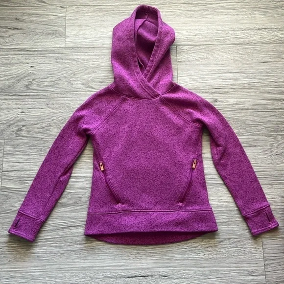 Old Navy Active Purple Hoodie Size 6/7