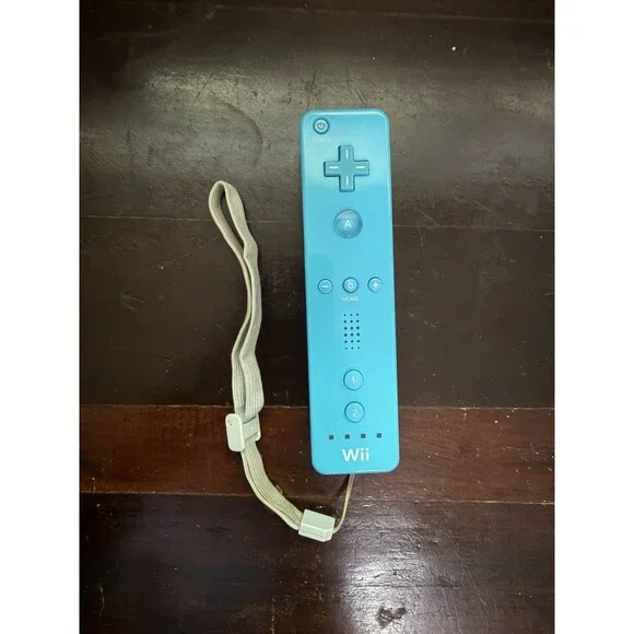 Blue Teal Official OEM Nintendo Wii Remote Wiimote Controller RVL-003
