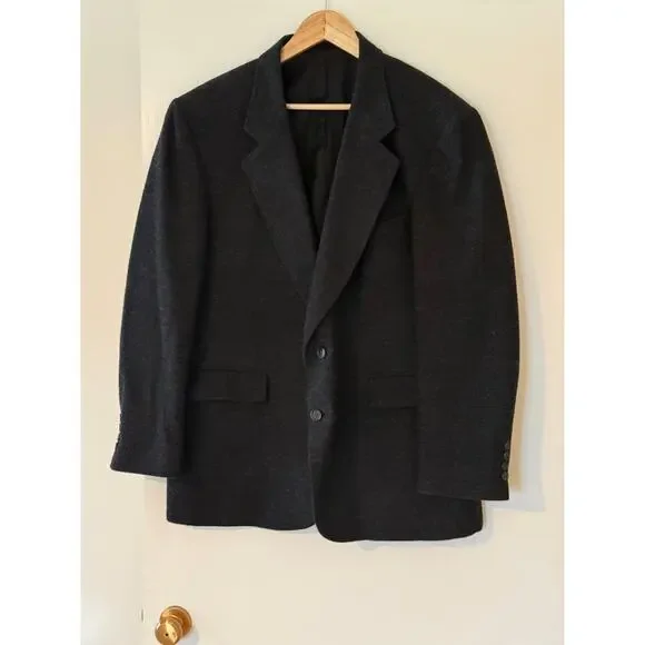 Vintage Wool Blazer Mens 42 Boundary Waters Sport Coat Classic Tailored Jacket ✨