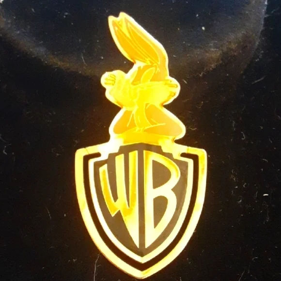Warner Bros Bugs Bunny Gold Tone Bookmark