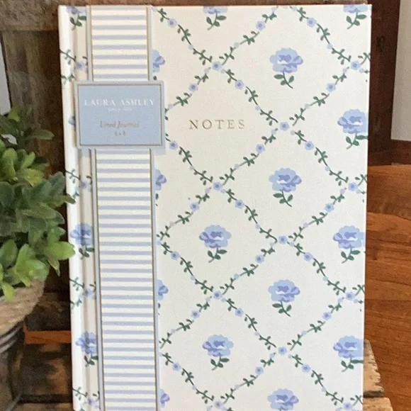 Laura Ashley Blue Floral Lined Journal