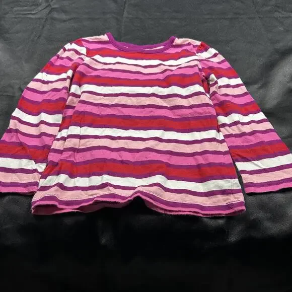 Old Navy Girls Pink Striped Long Sleeve Shirt Size‎ 4T