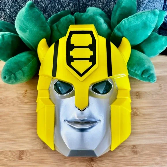 Transformers Bumblebee Costume Mask Yellow Silver Kids Autobot Superhero Toy