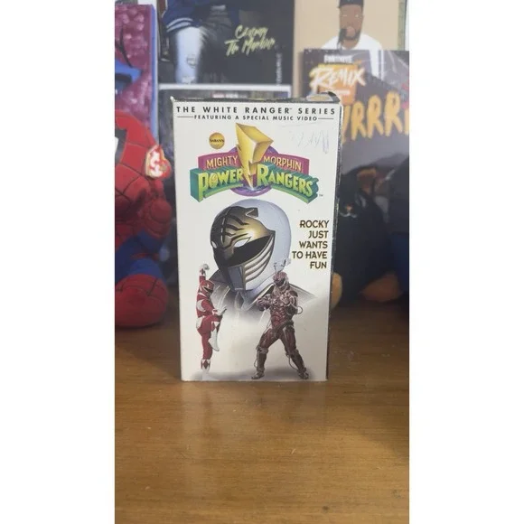 Mighty Morphin Power Rangers Rocky Just Wants To Have Fun VHS White Ranger