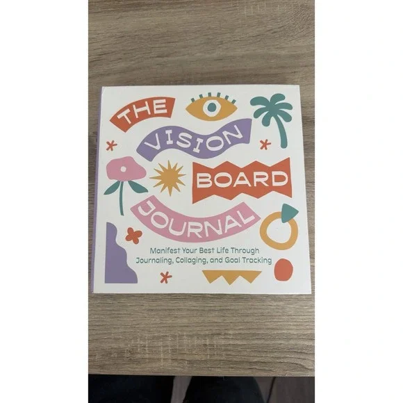 Studio Oh! Vision Board‎ Journal 7x8 Guided Workbook 128 Pages Spiral Hardcover