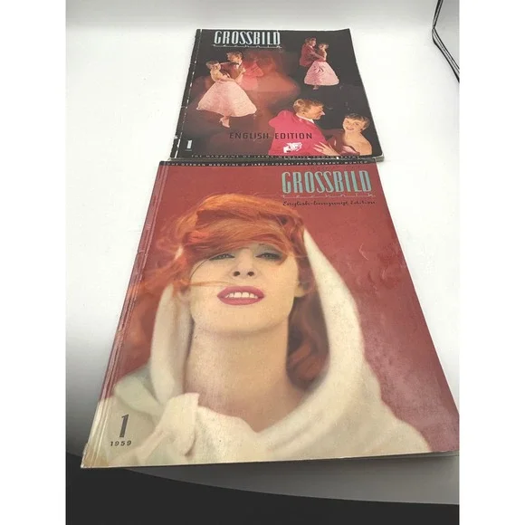 Grossbild Technik‎ Magazine 1959 1956 English Edition VTG Photography Journals