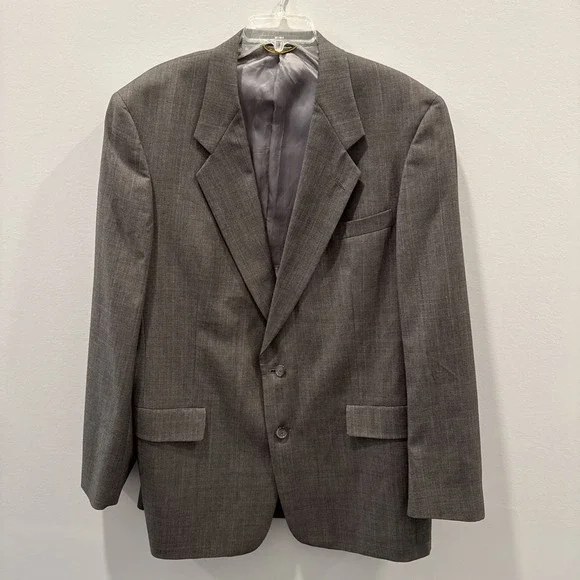hart‎ schaffner marx blazer 44L EUC Pure Virgin Wool