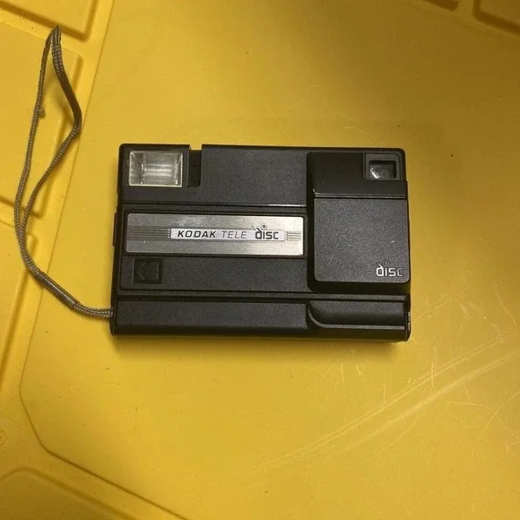 Vintage Kodak Tele Disc Camera Black Classic Look