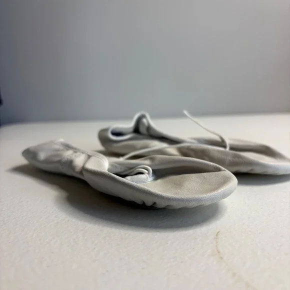 Bloch Dansoft S0205G Kids Ballet Dance Shoes Slippers White‎ Size 12.5
