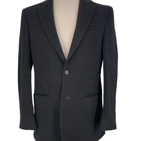 Jos A‎ Bank Men's Gray 100% Camel Hair Blazer 37R Two Button Tailored Jacket