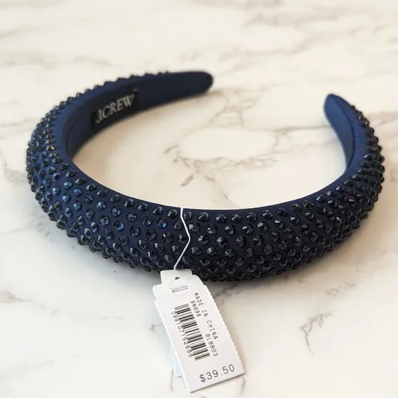 J.Crew Rhinestone-studded Headband