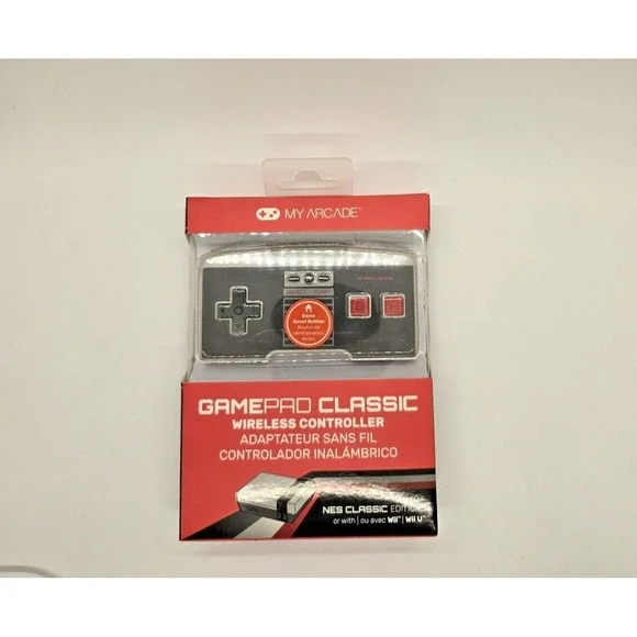 New In Box My Arcade GAMEPRO CLASSIC Wireless Controller NES Classic Wii, Wii U‎
