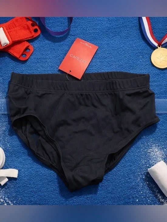 NWT Capezio Black Briefs Large girls dance gymnastics bottoms large