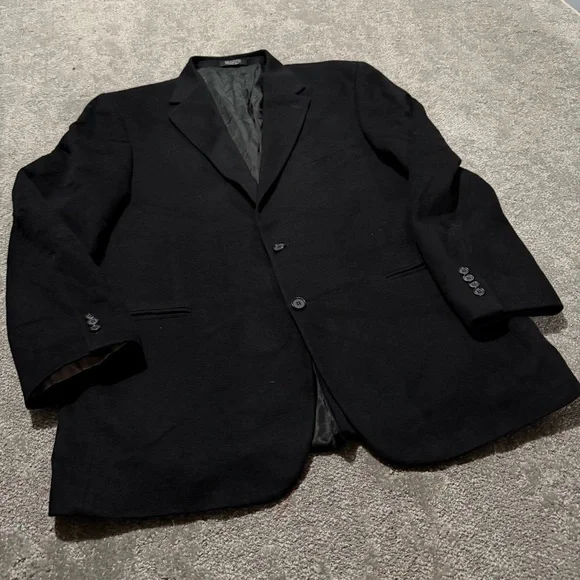 Andrew Fezza 100% camel hair sport coat / blazer size 46L amazing piece‎