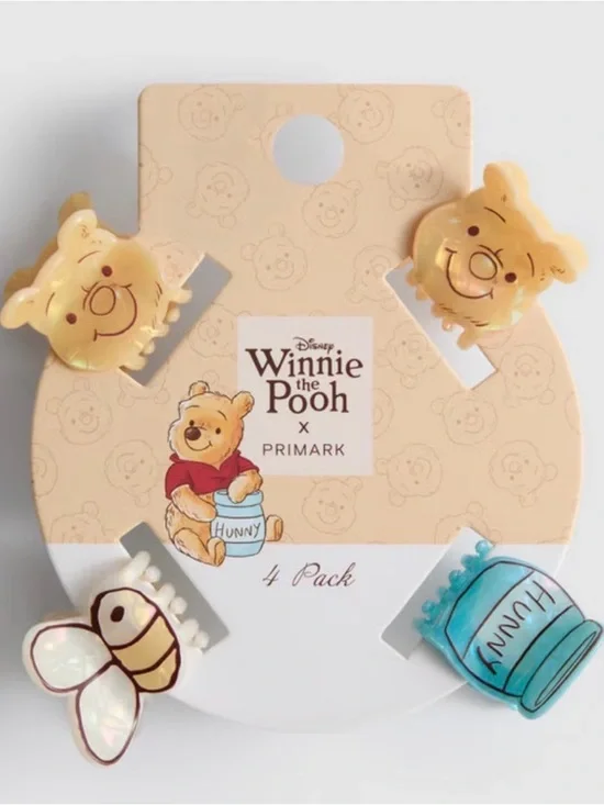 Disney Winnie the Pooh Hair Clip Set of 4