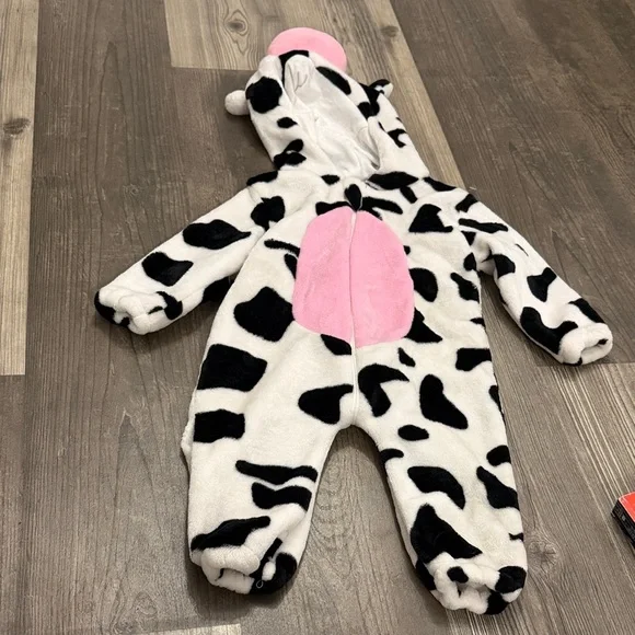 Cow Costume Kids One Piece  Size 2T