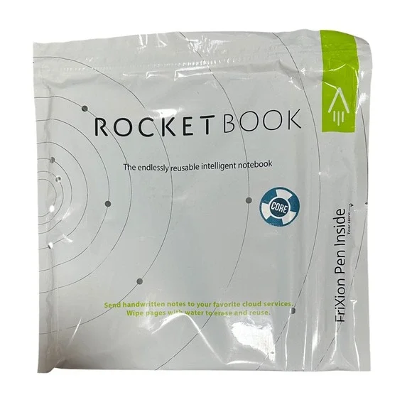 NEW Rocketbook Core Smart Reusable Notebook Letter 8.5x11 Dot Grid Dark Blue