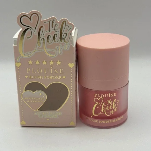PLouise The Cheek Of It Loose‎ Powder Blush Paradise Pop Sponge Tip 8g New Box