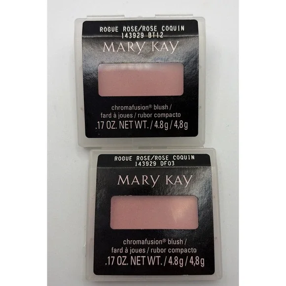 Mary Kay Chromafusion Blush Rogue Rose 143929 -NEW Full Size Lot Of 2