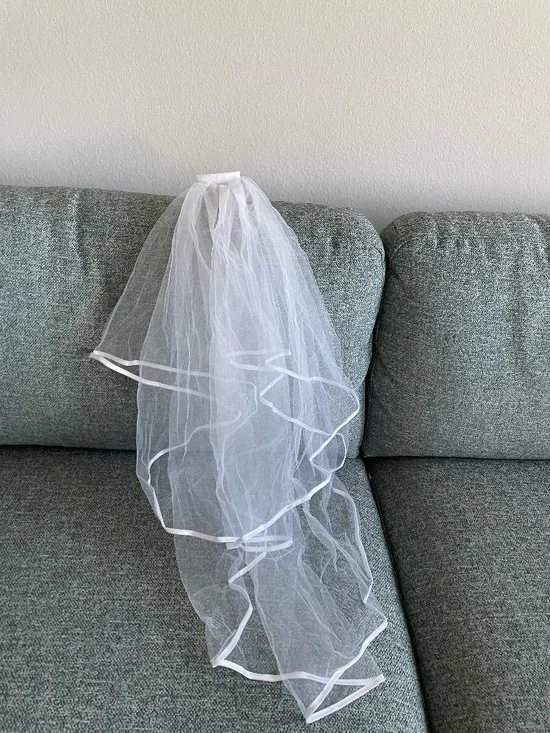 Veil with hair clip