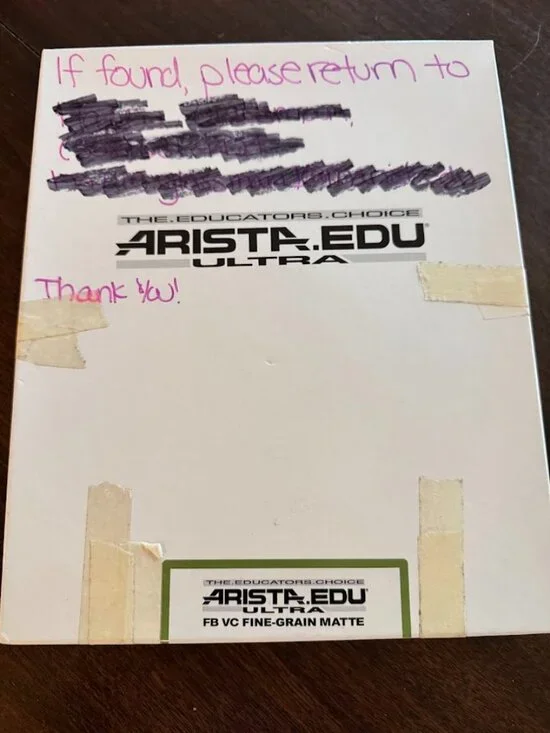Arista EDU Ultra Photographic Paper FB VC Fine-Grain Matte 100 -partially used