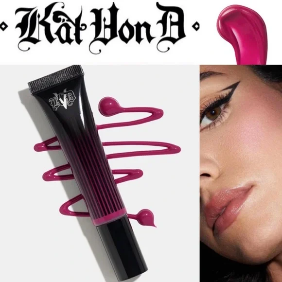 Kat Von D Modcon Liquid-Care Blush in Glasscade 30 NIB