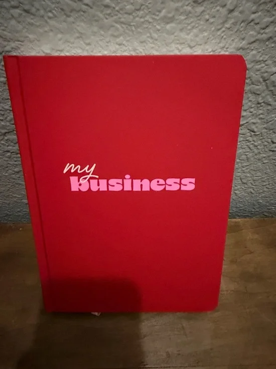 Tabitha Brown My Business Red Notebook NEW