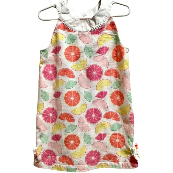 Gymboree Girls Summer Dress Fruit Pattern Multicolor‎